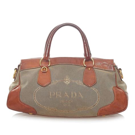 prada canapa brown